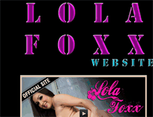 Tablet Screenshot of lola-foxx.com